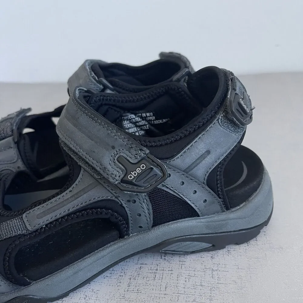 ABEO Cayucos Men's Sandals Size 8 N  B.I.O. System Adjustable Sport Comfort Open